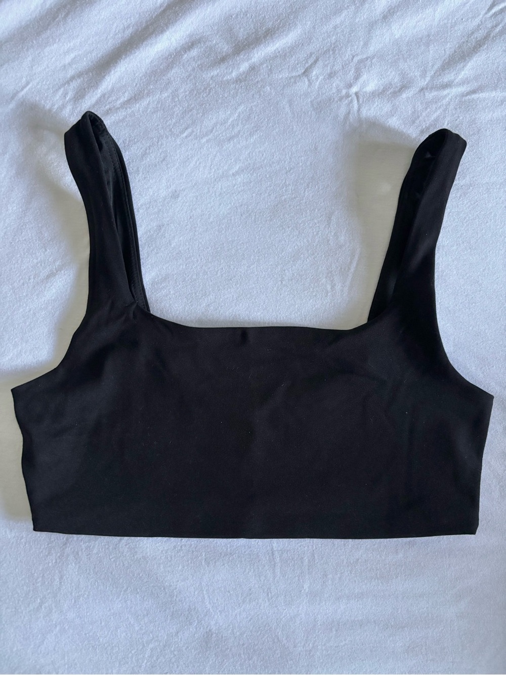Old Navy StudioSmooth Black Square-Neck Bralette Size S